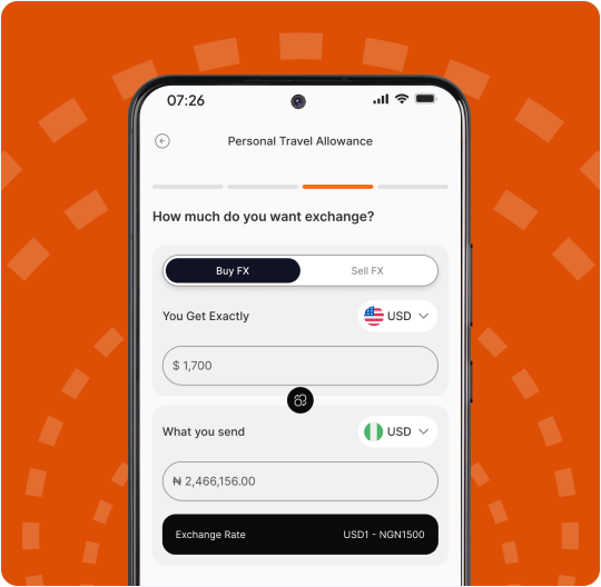 Buy FX - Foreign Currency Purchase Interface